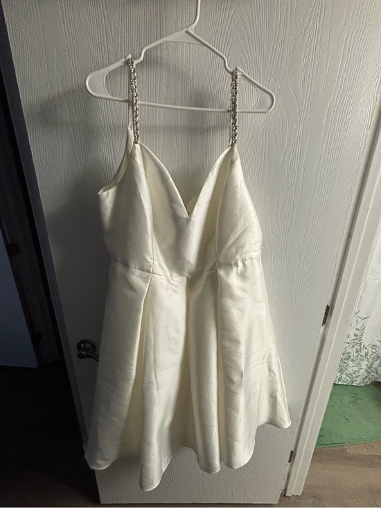 David's Bridal Dresses & Skirts - Ivory Bridal Dress with Beaded Straps